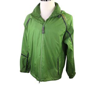 Aigle Actimum Windbreaker Rain Jacket Easy Pack Packable Men's M Full Zip Hood
